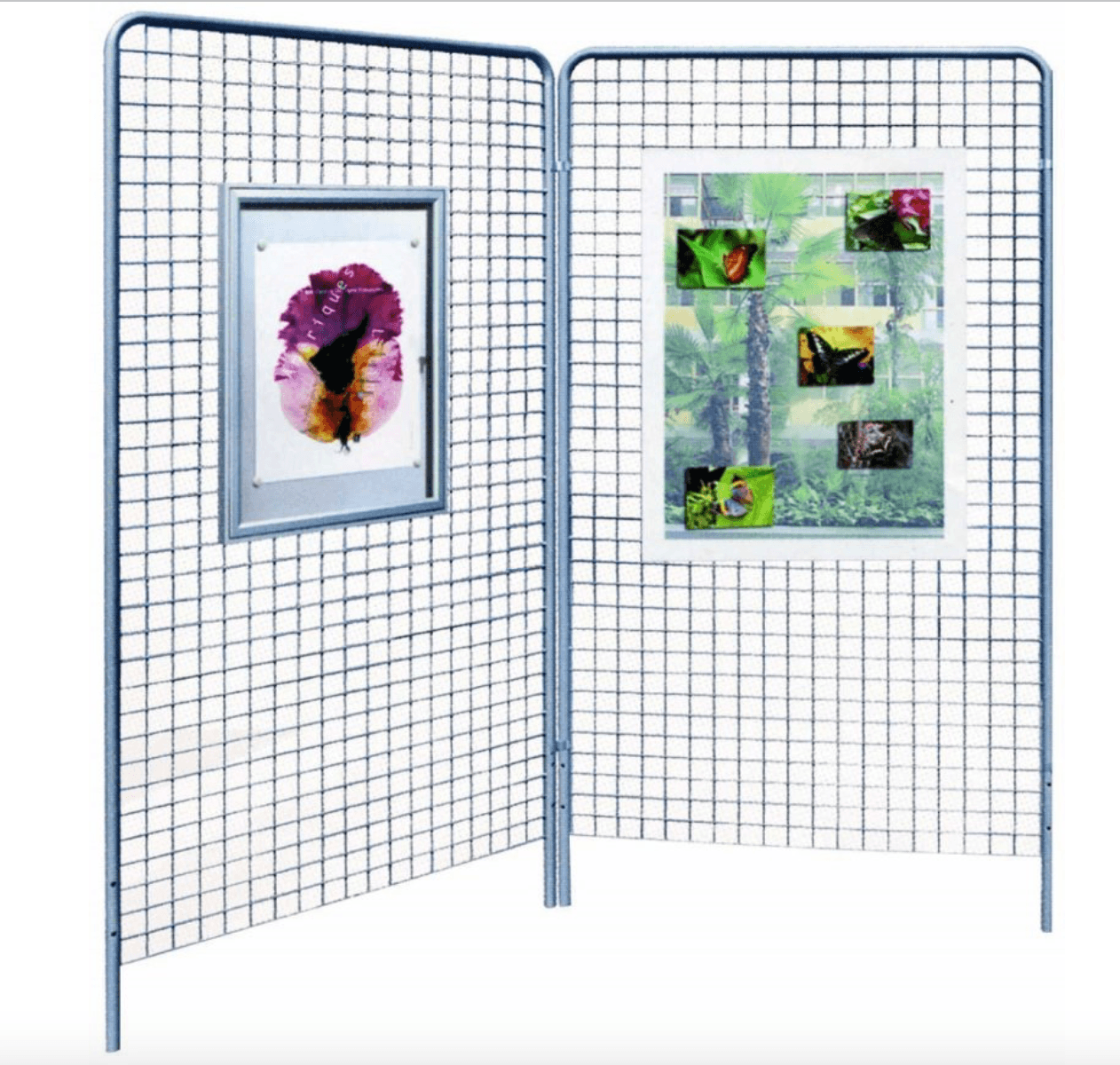 Grille d'exposition modulable